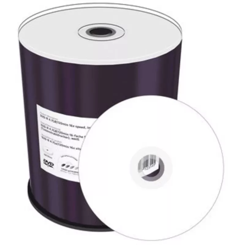 DVD-R MediaRange MR413 4,7 GB 16x Inkjet Printable 100 Stück