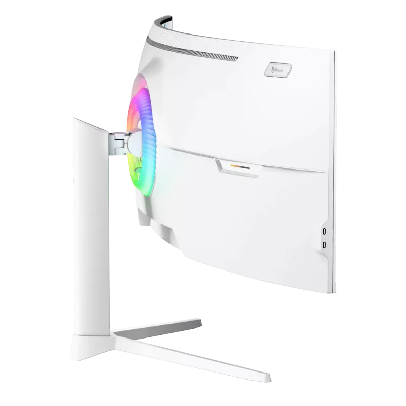Curved-Monitor Arozzi Nova 49 Zoll (124,5 cm) Dual QHD 5120×1440 LED VA, 32:9, 4 ms, USB-Hub, Lautsprecher, weiß
