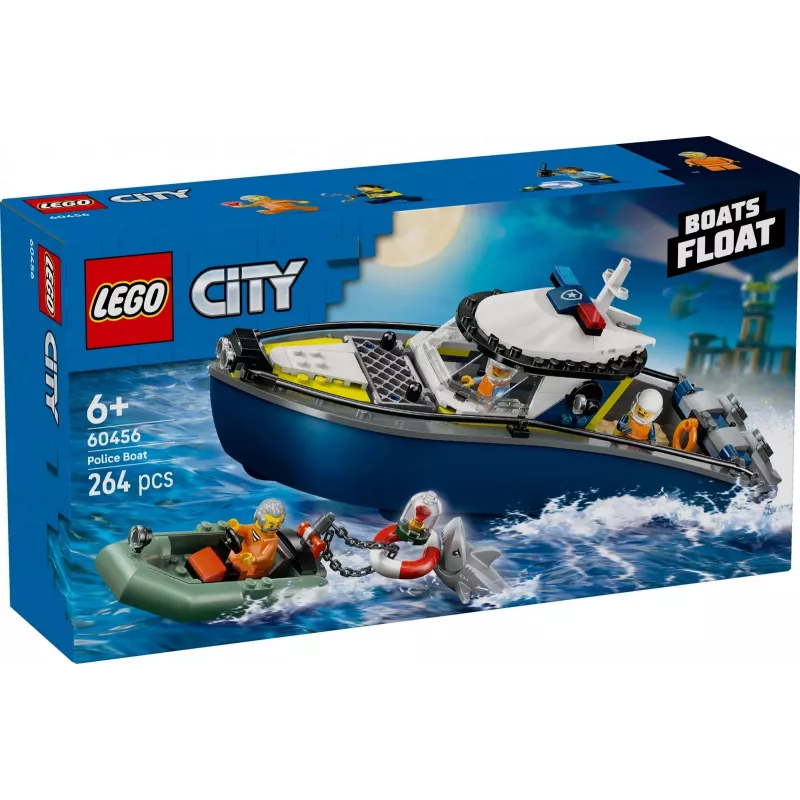 LEGO CITY 60456 Polizeiboot-Verfolgungsjagd