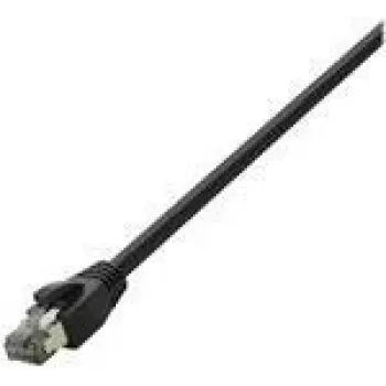 LogiLink - Patchkabel - RJ-45 (M) zu RJ-45 (M) - 15 m - SFTP, PiMF - CAT 8.1 - halogenfrei, geformt, rund, zugentlastet - Schwarz