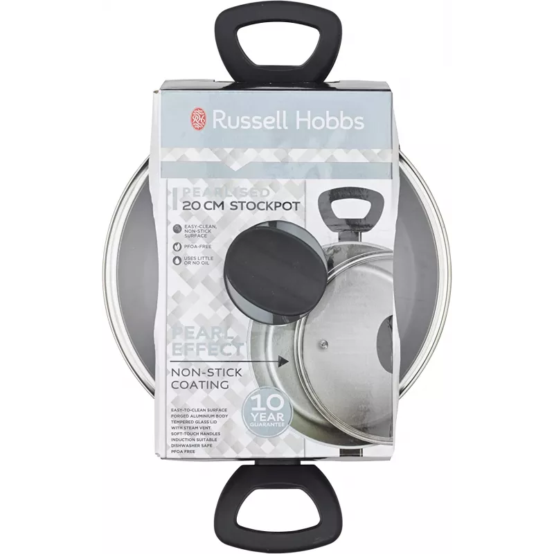 Kochtopf Russell Hobbs RH01712EU 20 cm perlisiert – Edelstahl-Kochtopf