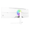 Curved-Monitor Arozzi Nova 49 Zoll (124,5 cm) Dual QHD 5120×1440 LED VA, 32:9, 4 ms, USB-Hub, Lautsprecher, weiß