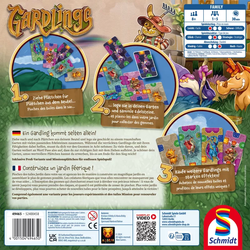 Gardlings, Brettspiel