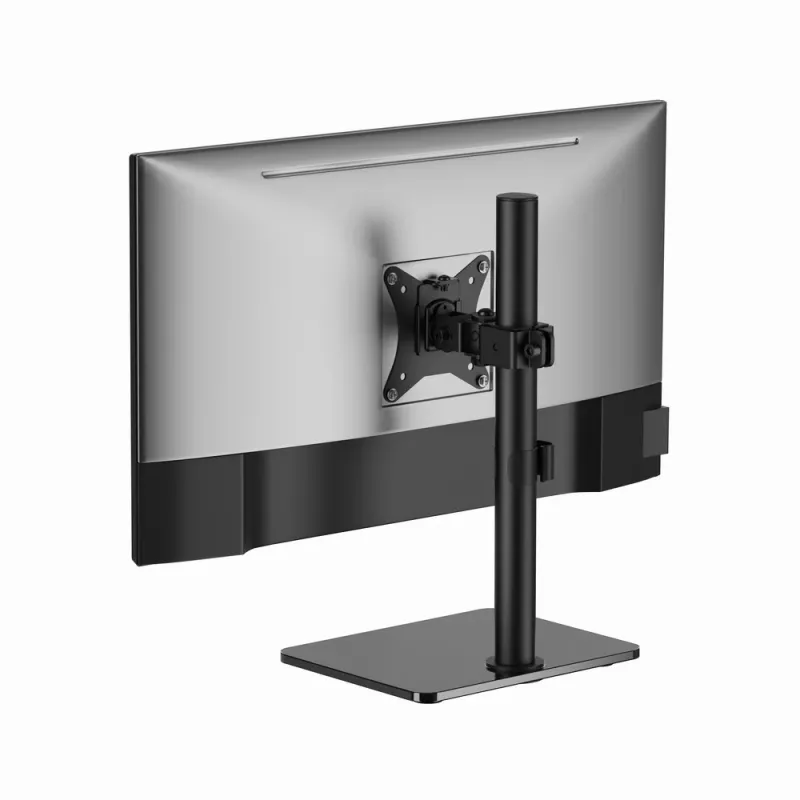 Monitor-Tischständer GEMBIRD MS-D1ST-03 vollbeweglich für 17–32 Zoll Bildschirme, Stahl, schwarz, VESA 75x75–100x100, 9 kg