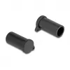 DeLOCK Steckdosenschutzabdeckung 64244 Schwarz 10 Stück Thermoplastische Elastomere