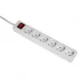 Hama 00108833 Überspannungsschutz Weiß 6 AC-Ausgänge 230 V 5 m