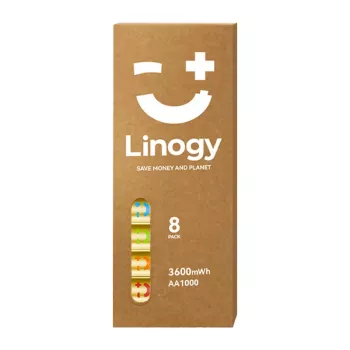 LINOGY AA Li-ion Pro Akku-Set – 8er-Pack