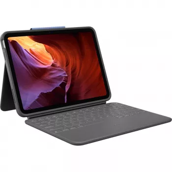 Logitech 920-011200 Mobile-Gerätetastatur QWERTZ Deutsch Smart Connector Graphit