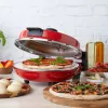 Pizzamaker Petra PT5666VDE Bella Pizza 1200 W antihaftbeschichtete Oberfläche, Tisch-Pizzaofen