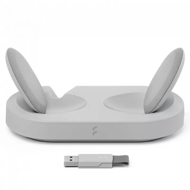 Fractal Design Scape Headset Kabelgebunden & Kabellos Kopfband Musik Ladestation Grau