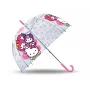 Transparenter Regenschirm Hello Kitty