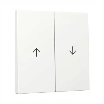 Gira Wippe 2-fach Pfeil System 55 reinweiß (Modell 329427)