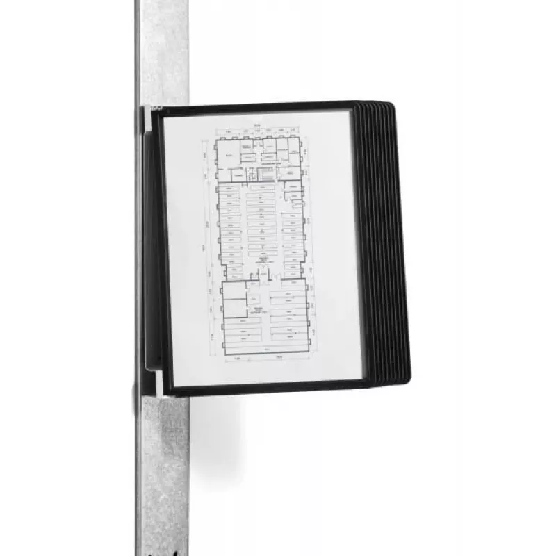 Dokumenten-Display-Karussell Wand Hochformat A4 Durable VARIO