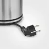 Severin WK 3489 elektrischer Wasserkocher 1 l 2400 W Schwarz, Silber