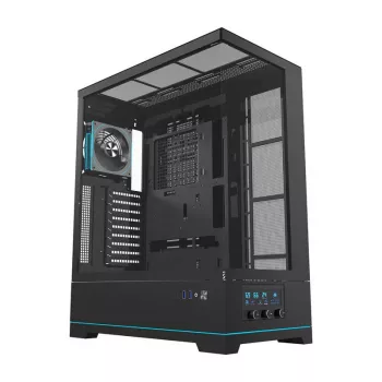 Computergehäuse darkFlash DY451L PRO Schwarz ATX Schwarz