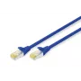 DIGITUS CAT6A S-FTP PATCH-KABEL LSZH AWG 26/7 LÄNGE 0,25 M BLAU