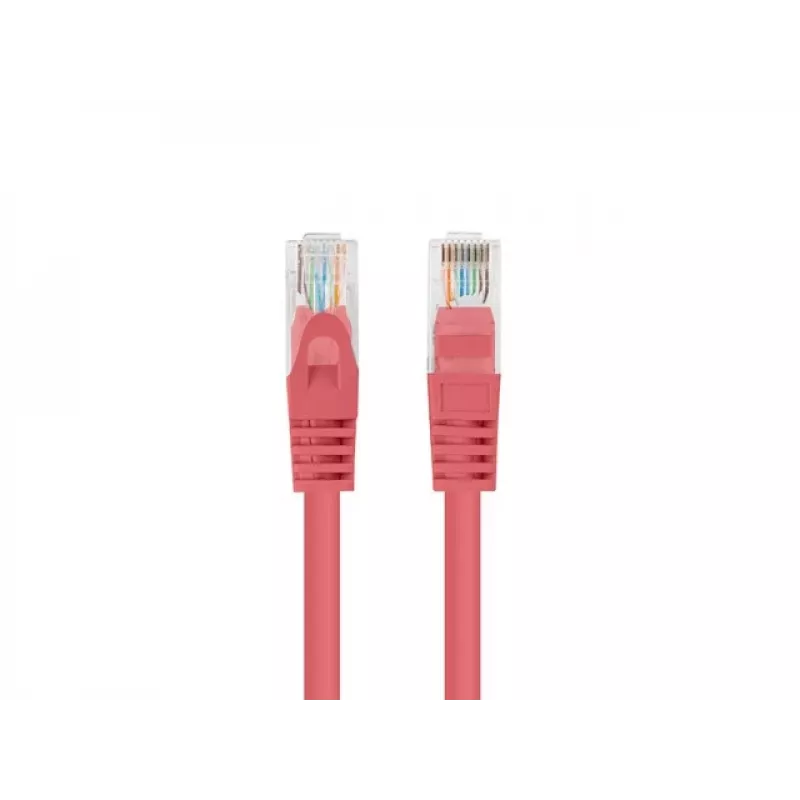 Netzwerkkabel LANBERG PCF6-20CC-0025-R Cat6 U/UTP RJ-45 auf RJ-45 0,25 m Rot, CCA, 250 MHz