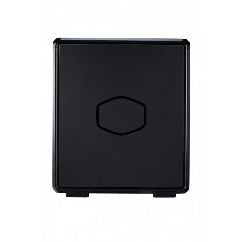 PC Midi Tower Cooler Master MasterFrame 500 Mesh — Schwarz mit transparenter Seite, unterstützt ATX/EATX, 2x200 mm vorne, 1x120 mm hinten