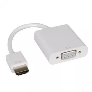 HDMI-VGA-Adapterkabel, HDMI ST - VGA BU 0,15 m, 0,15 m, VGA D-Sub, HDMI Typ A Standard