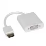 HDMI-VGA-Adapterkabel, HDMI ST - VGA BU 0,15 m, 0,15 m, VGA D-Sub, HDMI Typ A Standard