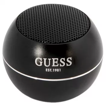 Tragbarer Lautsprecher Guess Mini Bluetooth-Lautsprecher 3 W Schwarz