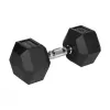 Kurzhantel Rebel Active Hex gummiert 15 kg – einzelne Hex-Kurzhantel, kompakter Griff