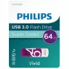 Philips FM64FD00B USB-Stick 64 GB USB Typ-A 3.2 Gen 1 (3.1 Gen 1) Lila, Weiß
