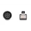 DeLOCK M12 Adapterkabel D-codiert 4-polig Buchse auf RJ45 Stecker 50 cm