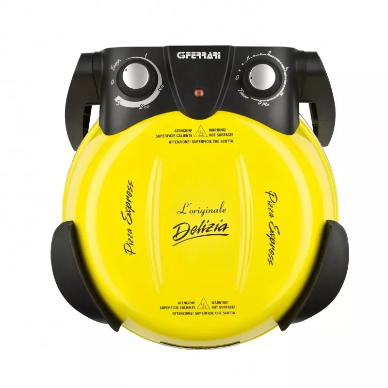 G3 Ferrari Delizia Pizzamaker/-ofen 1 Pizza 1200 W Schwarz, Gelb