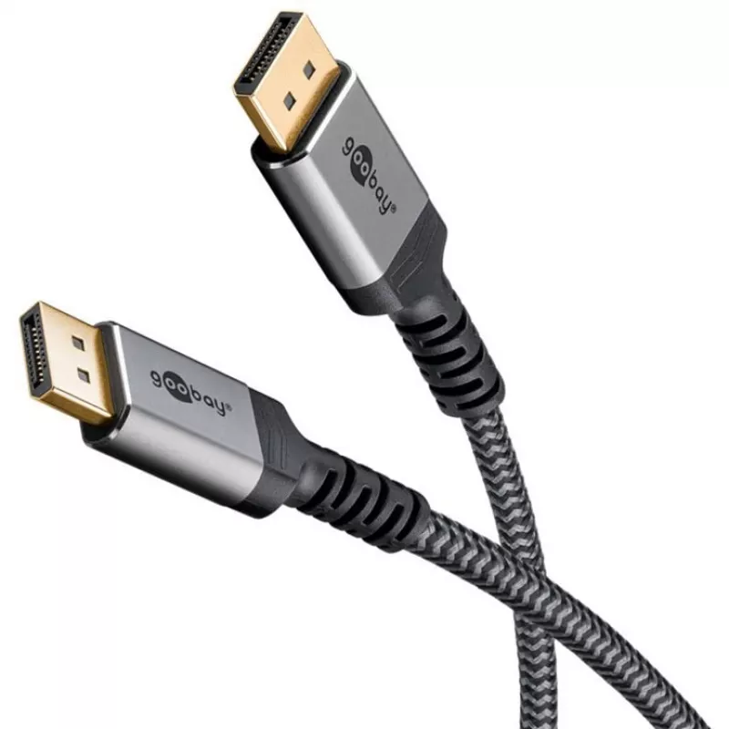 Goobay DisplayPort-Kabel 2.0/2.1, 80 Gbit/s | 75685 | DisplayPort auf DisplayPort