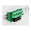 DeLOCK D-Sub 25-polig Stecker auf Klemmleiste für DIN-Schiene 51 mm × 86 mm × 30 mm