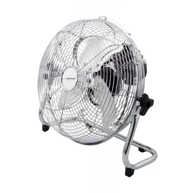 Tischventilator ESPERANZA EHF005 Scirocco 12 Zoll – 3 Geschwindigkeiten, 36 cm Durchmesser, Chrom, 50 W