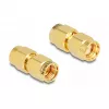 DeLOCK Adapter RP-SMA-Stecker auf RP-SMA-Stecker 9 mm Durchmesser 18,9 mm Breite