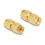 DeLOCK Adapter RP-SMA-Stecker auf RP-SMA-Stecker 9 mm Durchmesser 18,9 mm Breite
