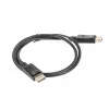Lanberg DisplayPort Cable 19 Pin V1.2 4K, 1M | CA-DPDP-10CC-0010-BK | DisplayPort to DisplayPort