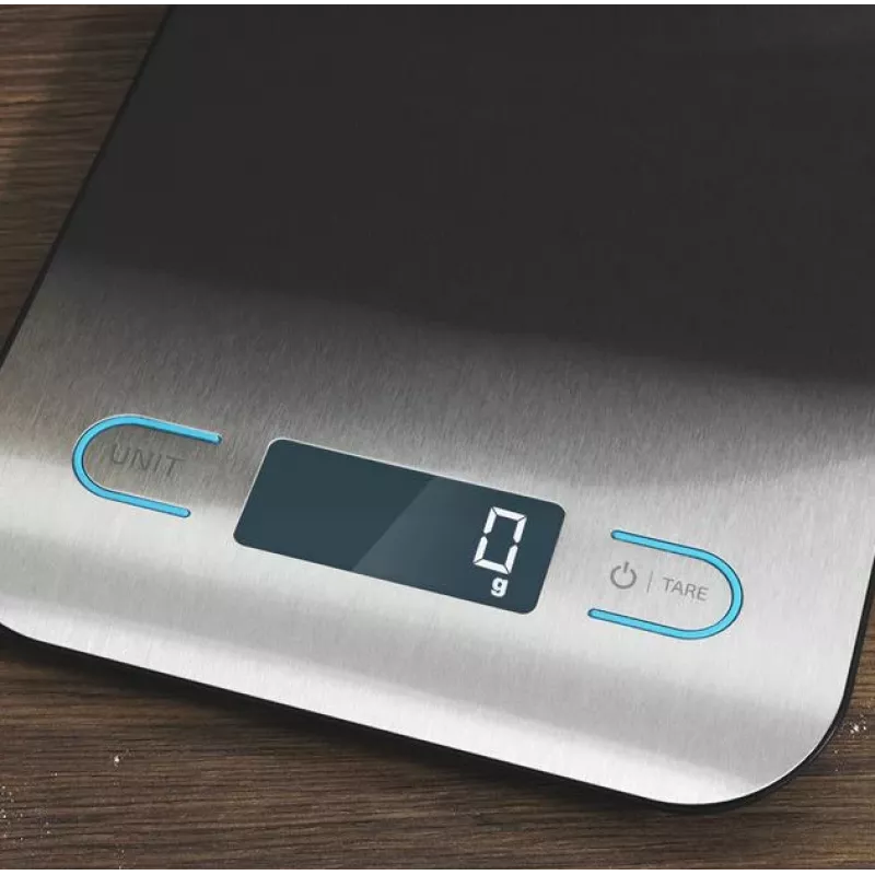 Cecotec Küchenwaage | CookControl | Maximale Belastbarkeit 5 kg | Teilung 1 g | LCD-Display