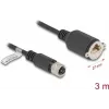 Netzwerkkabel DeLOCK M12 80454 RJ45 Cat5e 3m Schwarz