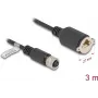 Netzwerkkabel DeLOCK M12 80454 RJ45 Cat5e 3m Schwarz