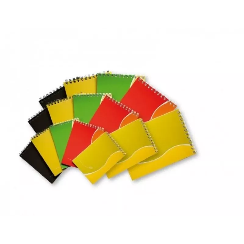 Notizbuch mit Spiralbindung SMLT, A7, 50 Blatt, kariert