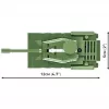 Bauset Cobi IS-2 Modell, Panzer aus dem 2. Weltkrieg, 130 Teile, empfohlenes Alter 6+