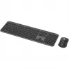 Logitech 920-012483 Tastatur Maus included Office RF Wireless + Bluetooth QWERTZ German Graphite