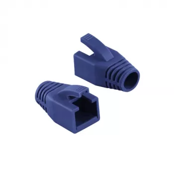 Logilink | RJ45-Stecker-Zugentlastungstülle, 8,0 mm (50 Stk.) | MP0035B | Blau