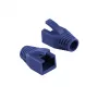Logilink | RJ45-Stecker-Zugentlastungstülle, 8,0 mm (50 Stk.) | MP0035B | Blau