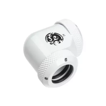 BitsPower Multi-Link 90° Adapter für 2x 12mm AD Fittings — Weiß (BP-DWE90DML)