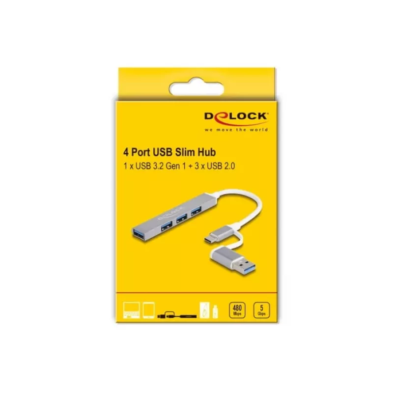 Delock 64214 Produkt Silber
