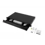 Patchpanel 1U Lanberg FOP1-24SD-LQB Stahl Schwarz Rack-Montage