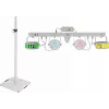 LED-Laser-Bar-Set EUROLITE KLS mit BPS-3-Lautsprecherständern, weiß