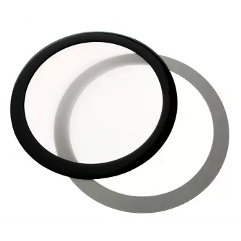 Staubfilter DEMCiflex 120 mm rund, schwarz/weiß für Gehäuselüfter und Lüftungsöffnungen