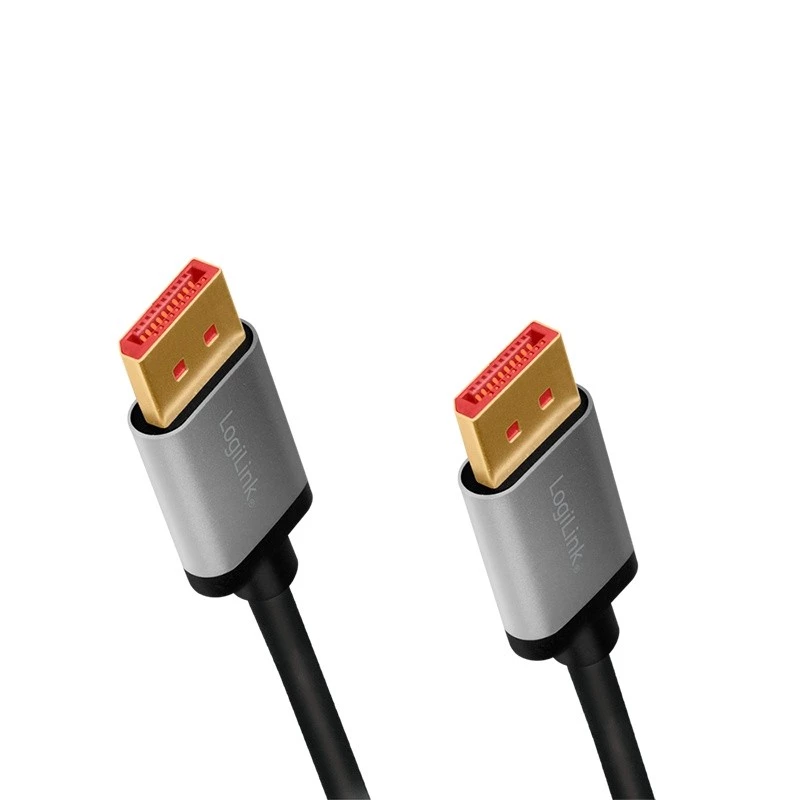 DisplayPort-Kabel LogiLink CDA0105 2 m Schwarz Grau