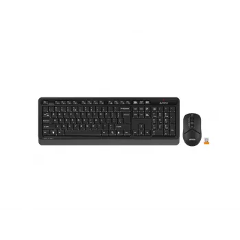 A4Tech Fstyler FG1012 kabelloses Tastatur- und Maus-Set, schwarz